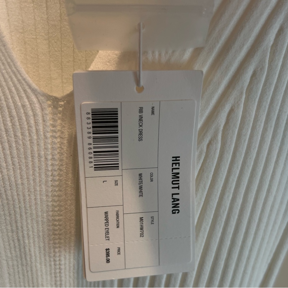 Helmut Lang Ribbed Vneck Dress - Picture 5 of 8